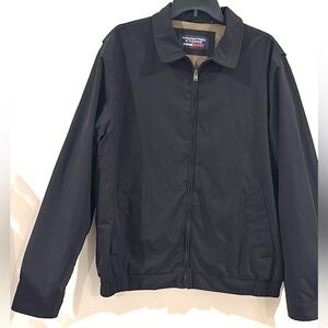 Roundtree & York Men’s Travelsmart Sz L Chore Charcoal Black Jacket